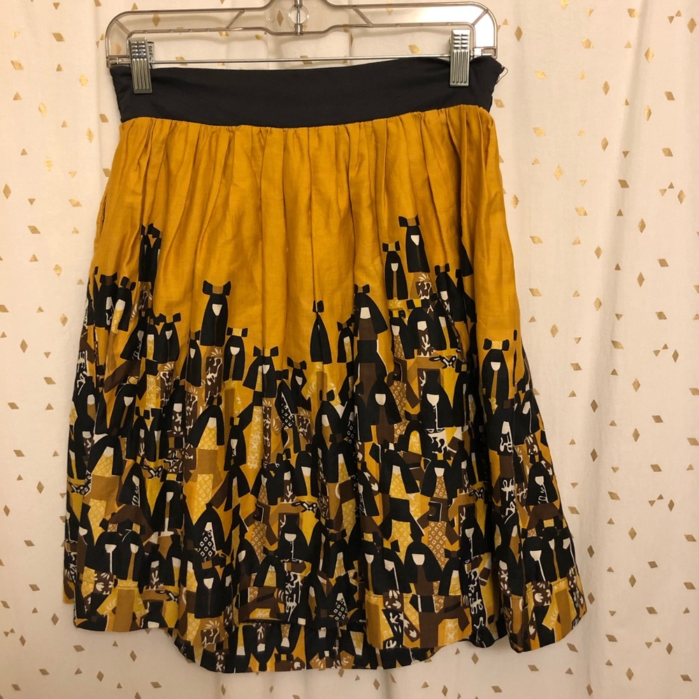 Anthropologie a line skirt